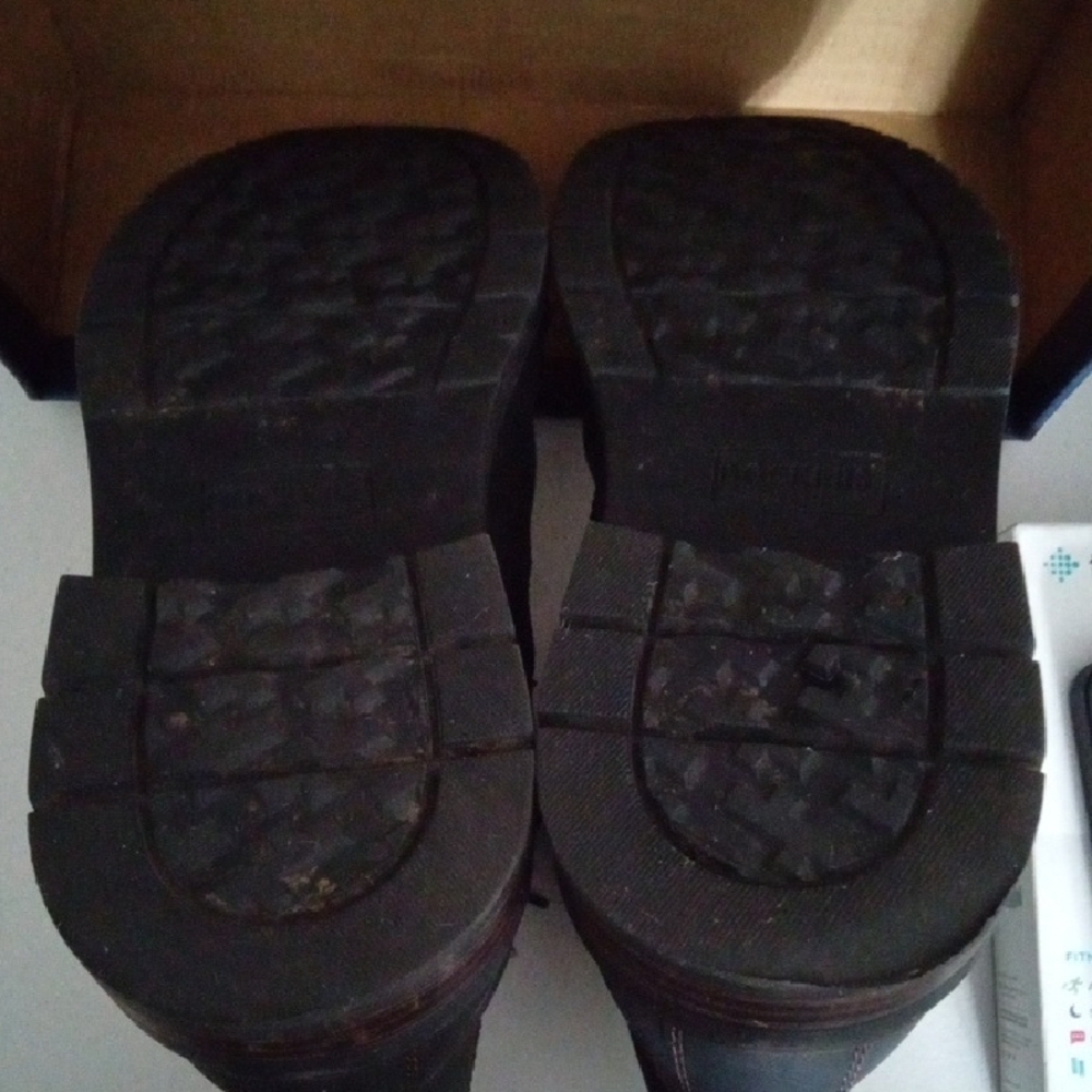 Dockers Black Combat Boots Lace-up Mid-ankle - Picture 3 of 8